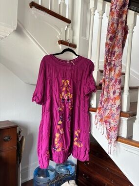 fitted lace wedding dress Free People Women's Alejandra Midi Dress, Hot Pink Combo, XS at Amazon  Women's Clothing store